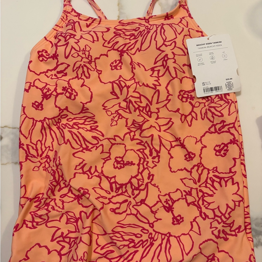 Athleta Girl Pink and Orange Cannonball 2.0 Shorts